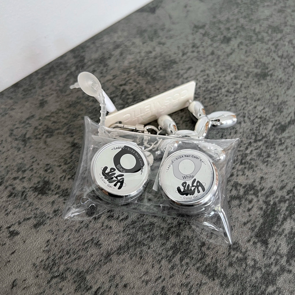 SIiSA ICON Black & White Art Gel Set