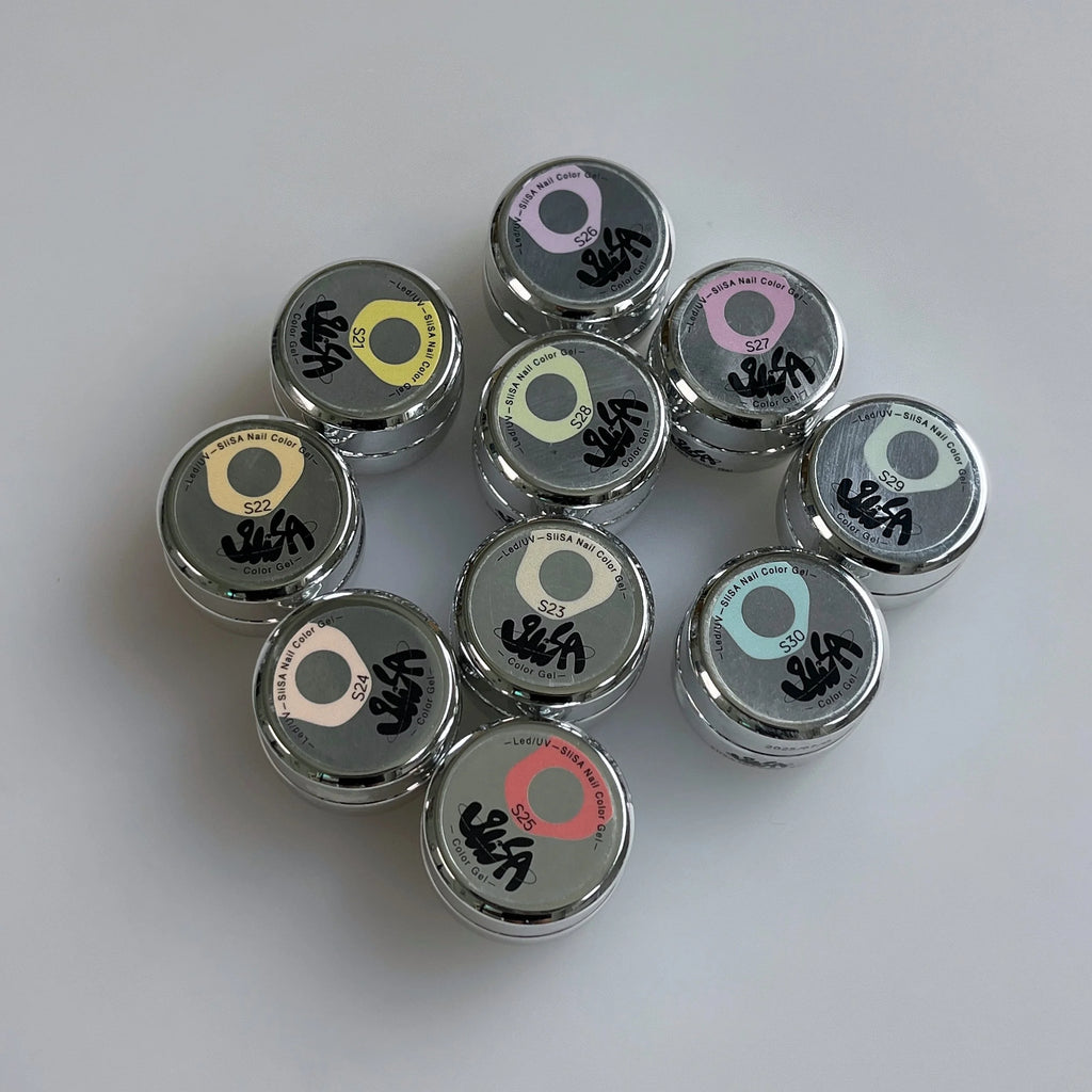 SIiSA 10 Color Gel System - Tactile (S21–S30）
