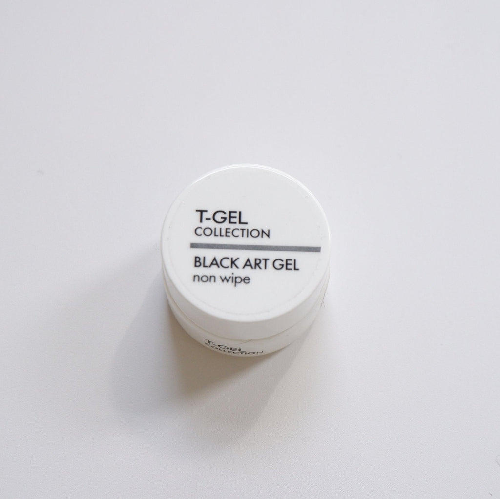T-GEL Black Art Gel non-wipe black Japanese nail art gel