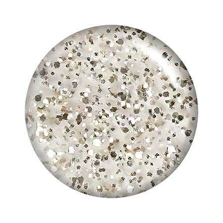 T-GEL Glass Nendo Glitter Art Gel in GN002, a transparent semi-hard Japanese gel with gold holographic glitter .