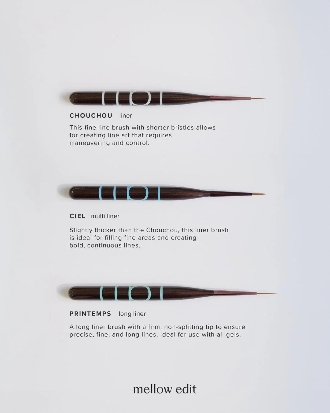 TATI Art Chocolat Nail Brush Set