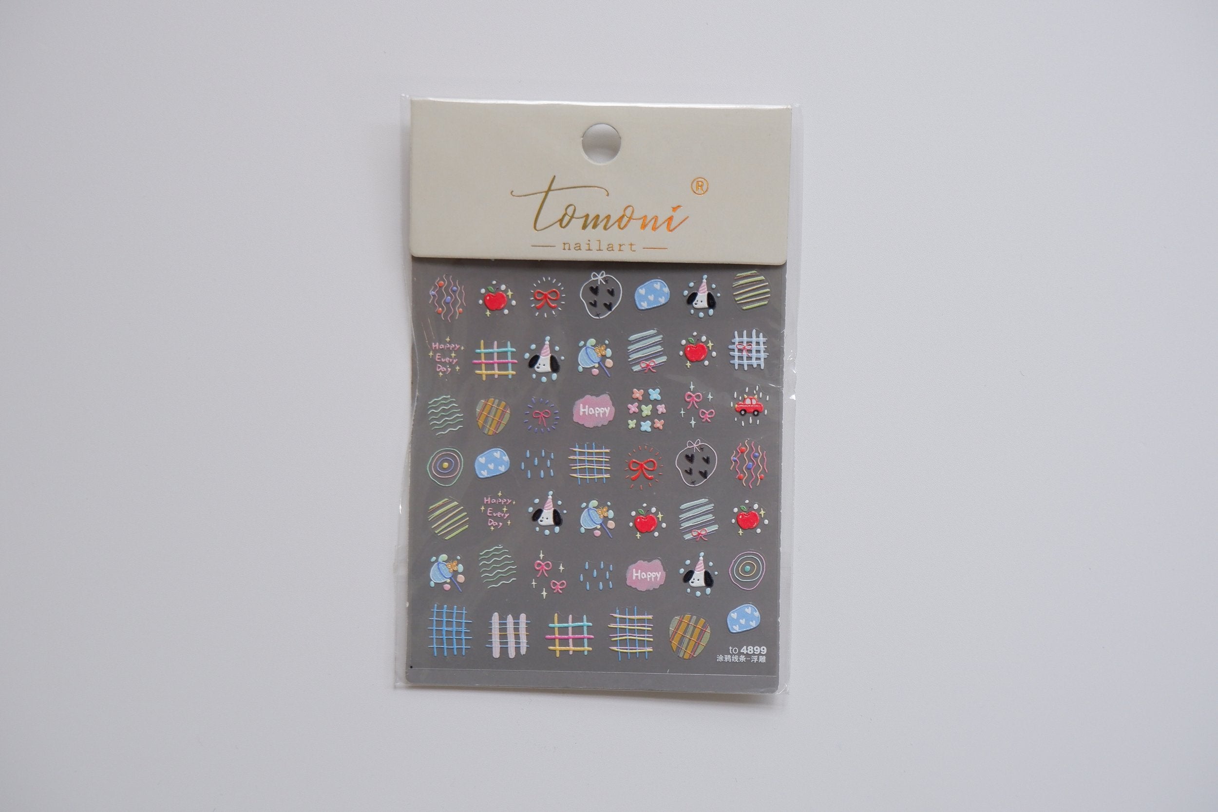 Tomoni Doodle Nail Art Stickers