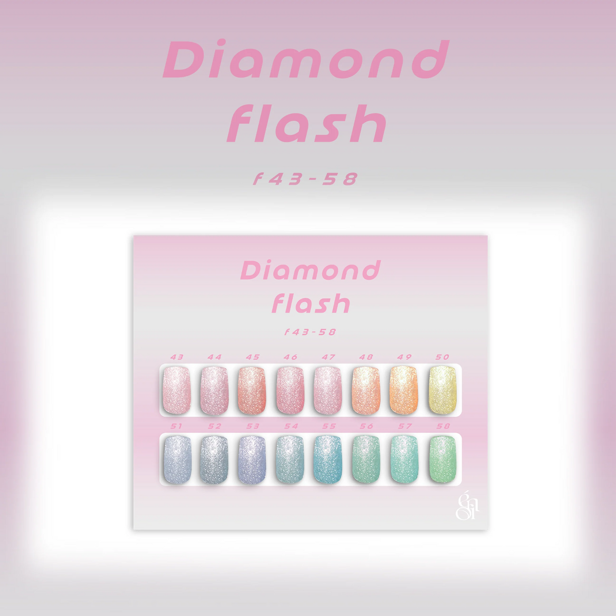 Enoi Diamond Flash Series Magnet Gel Set — F43–F58