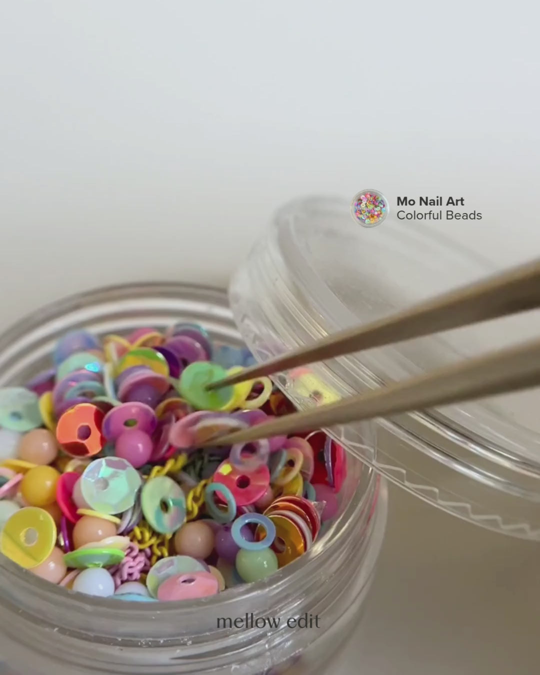 Mo Nail Art - "Colorful" Beads for Nail Art
